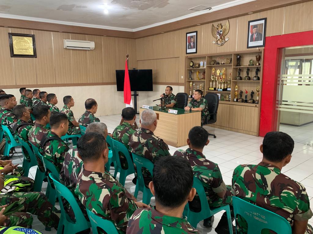 Danrem 073/Makutarama Berikan Pengarahan Kepada Anggota Kodim Kendal